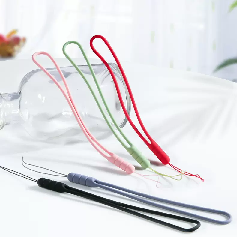 批发短款液态硅胶手绳挂绳耳机盒水杯U盘暖手宝小风扇手机手腕绳