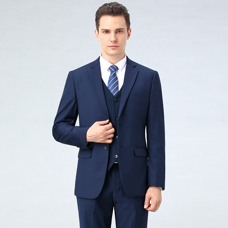 Suit Suit Men's Korean Style Casual Business Formal Jacket Slim Fit Groomsmen and Groom Wedding Dress No-Iron Suit Suit Suit Men's Korean Style Casual Business Formal Jacket Slim Fit Groomsmen and Groom Wedding Dress No-Iron Suit