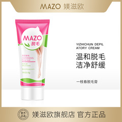 A Branch of Spring Hair Removal Cream for Underarms, Legs, Full Body - Gentle, Painless Hair Removal with Moisturizing - Factory Wholesale