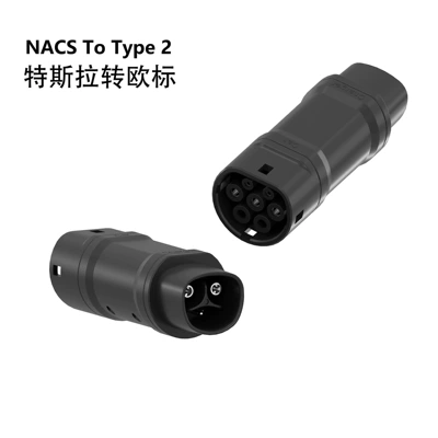 European Standard Type2 Tesla Nacs | EV şarj adapterləri - tesla-charger-to-european-standard-vehicle-adapter