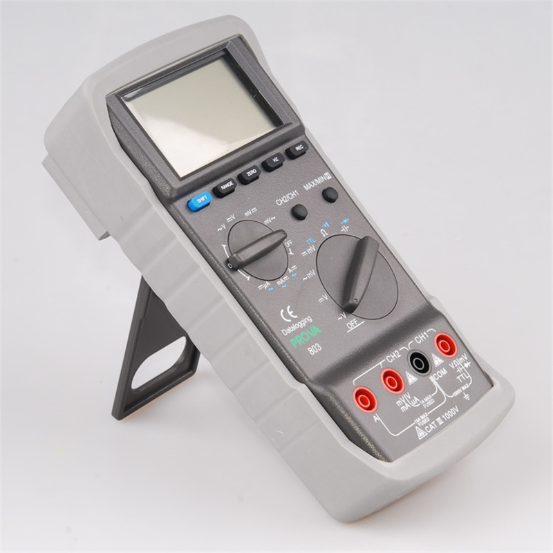 台湾泰仕PROVA803 双通道数字万用表电子电表 自动量程高精度