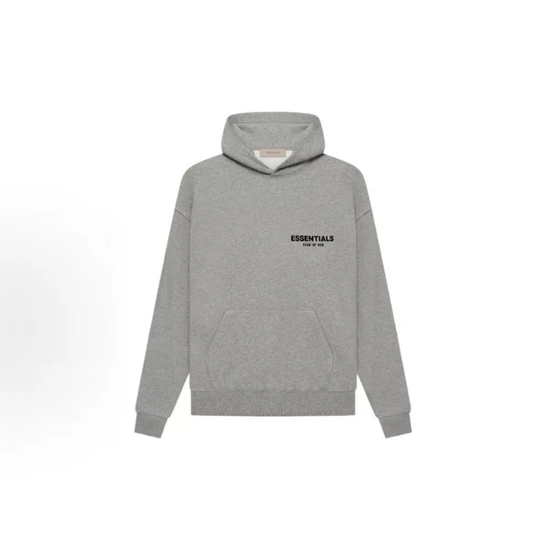 Essentials-Ss22 - Front and Back Flocking Print Pullover Hooded Sweatshirt Hoodie Sweatshirt