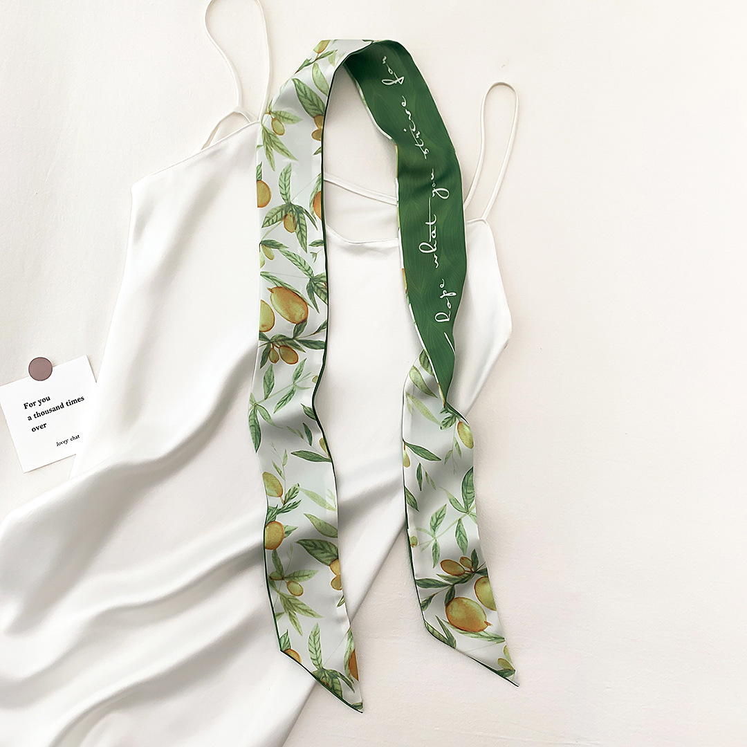 Scarves, women's summer thin ties, French super fairy headbands, mesh red bows, ribbons, hair accessories_voghion.com