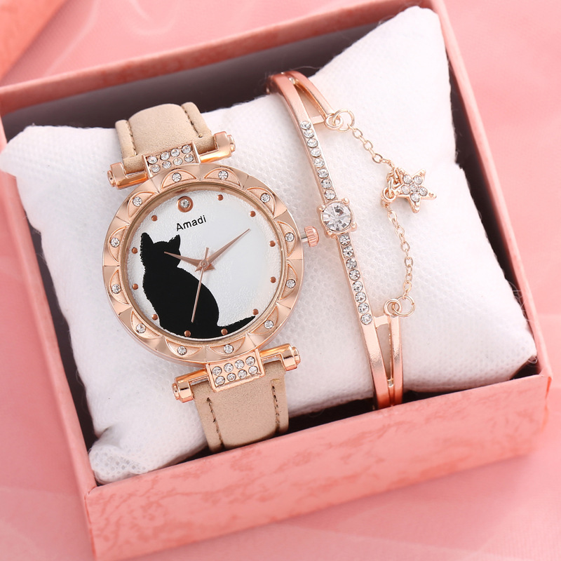 Casual Cat Buckle Quartz Women's Watches display picture 4