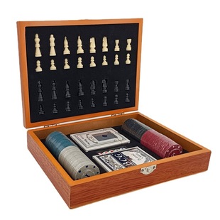 Cross-border multi-functional chess set poker chips table games chess competitive educational toys