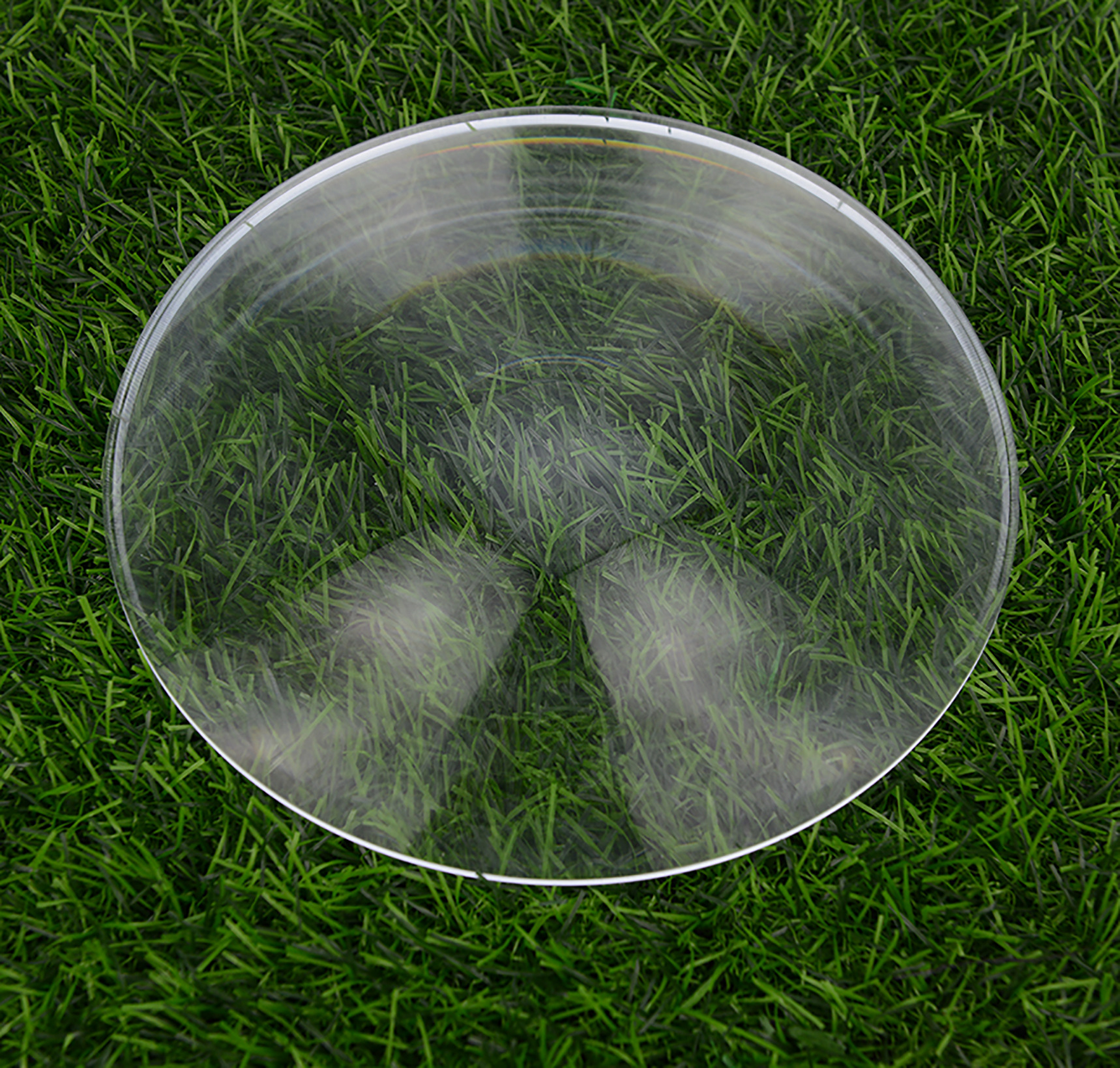 直径150mm圆形菲涅尔螺纹亚克力透镜 太阳能光伏发电LED照明灯LS