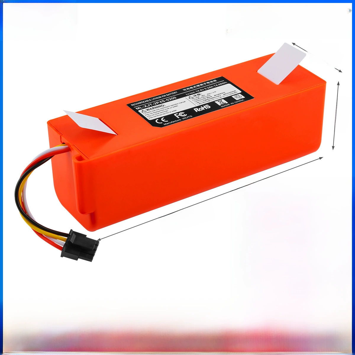 Xiaomi, compatible battery, robot, 4v, second generation