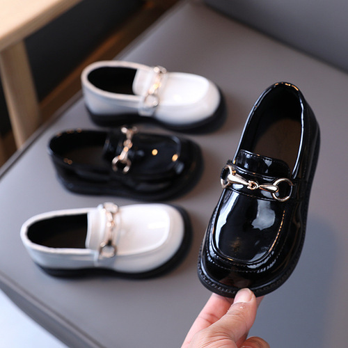 Children's Spring and Summer New Student Piano Host Performance Leather Shoes for Boys, Fashion PU Leather Shoes, One-Time Shipping