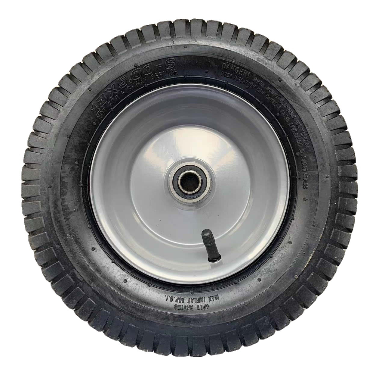 特价销售13*500-6橡胶充气轮/清洗机轮胎/工具车轮胎/手推车轮胎