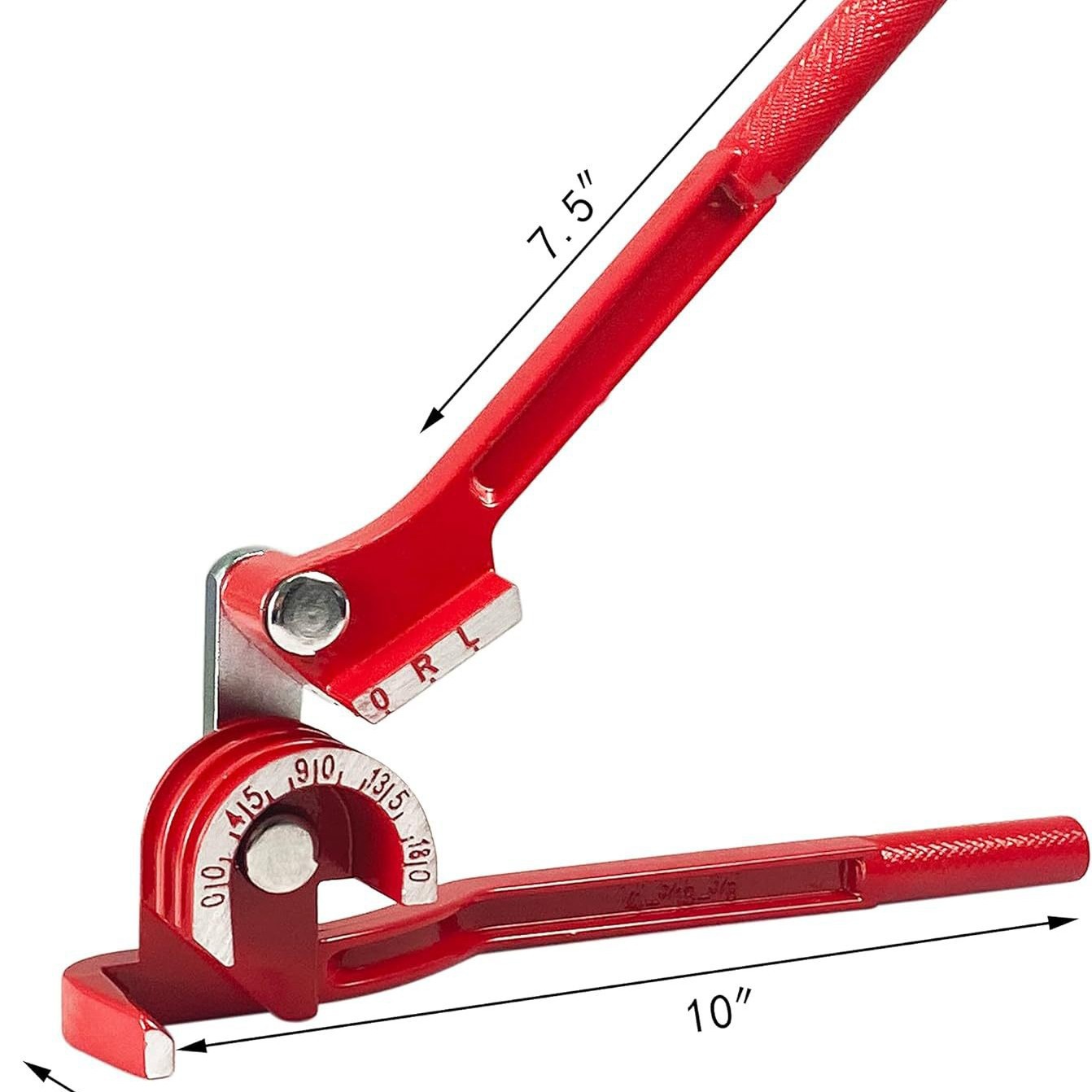 弯管机 0-180 度管弯管机 适用于 1/4 5/16 和 3/8 英寸铜铝薄