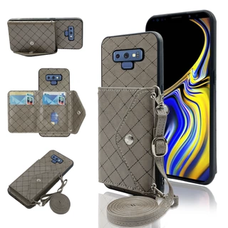 适用于三星Note 9手机壳新款翻盖式插卡钱包款支架保护皮套防摔