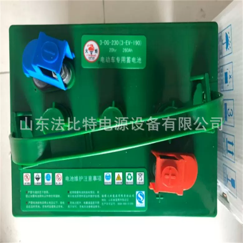 火炬铅酸蓄电池3-DG-230观光旅游车6V260Ah质保1年 山东淄博