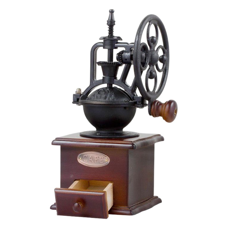 Vintage mano molinillo de café molinillo manual de cerámica molino de pimienta hogar máquina de café