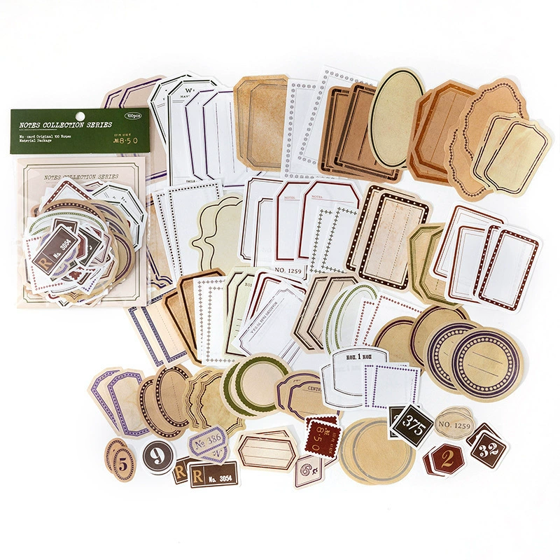 Коллекционная серия Retro INS Basic Теги Переплетённая Обертка