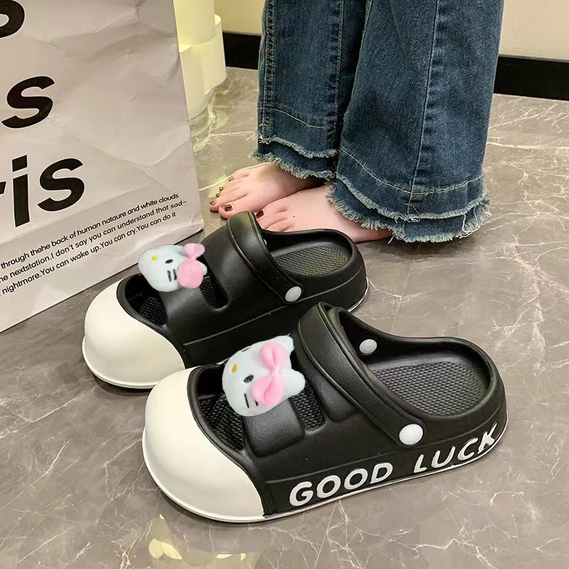 Sandalias de verano 2024, suela gruesa y blanda, cómodas y elegantes