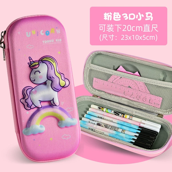 Fuchsia pony, 3D
