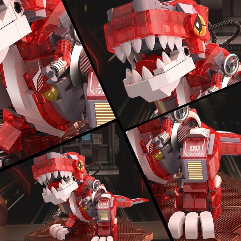 哲高 Lego, dinosaur for boys, constructor, toy, tyrannosaurus Rex
