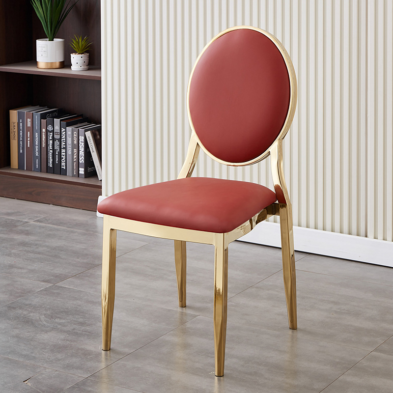 Mesa y silla de comedor multifuncional moderna simple boda gran reunión banquete silla de respaldo mesa y silla de comedor de hotel familiar