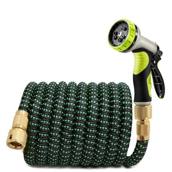 Flower Watering Artifact Telescopic Water Pipe Car Wash Water Gun Flushing Balcony Antifreeze Hose Garden Watering Home Courtyard High Pressure
