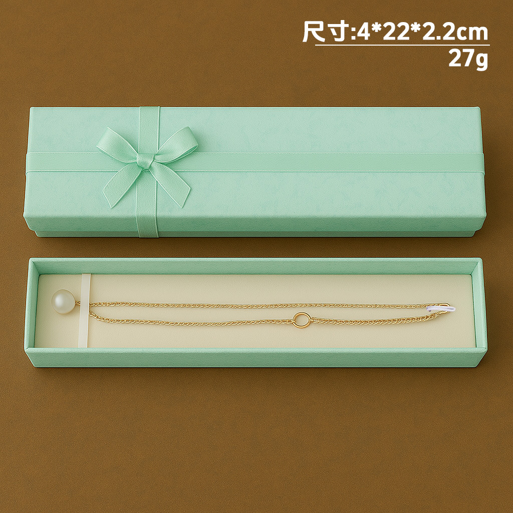 Caja de papel cubierta de cielo y tierra de nubes Caja de embalaje de joyería de estilo ins Collar multifuncional Pendientes Anillo Caja de regalo al por mayor