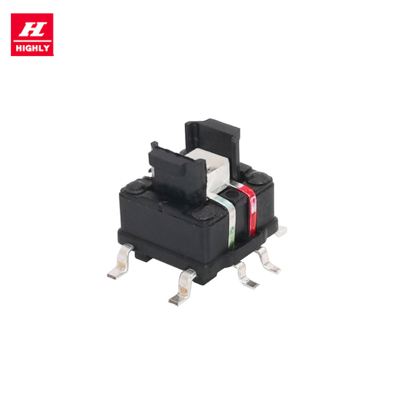 台湾HIGHLY海立TP6151HML系列轻触按键开关带LED灯多颜色款式原装