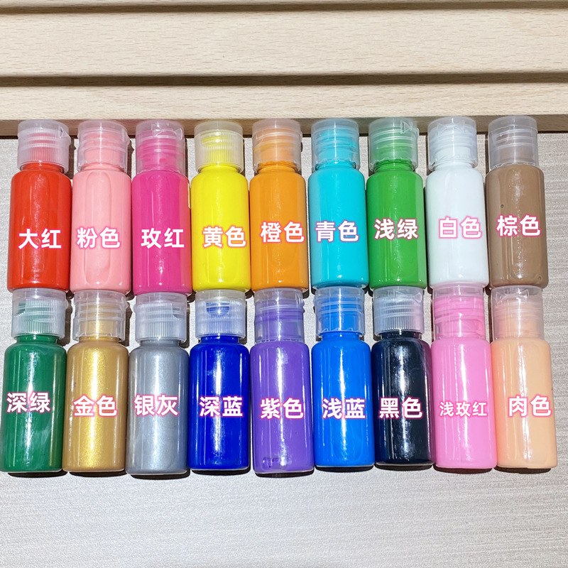 卸売りディザトーン爆金流体熊キーホルダーdiy材料包流体アクリル暴力熊diyセット白胚|undefined