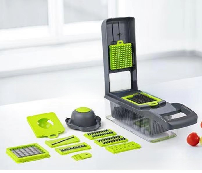 多功能切菜器切块土豆丝刮片胡萝卜丝蒜蓉切丁擦丝器省力切菜器