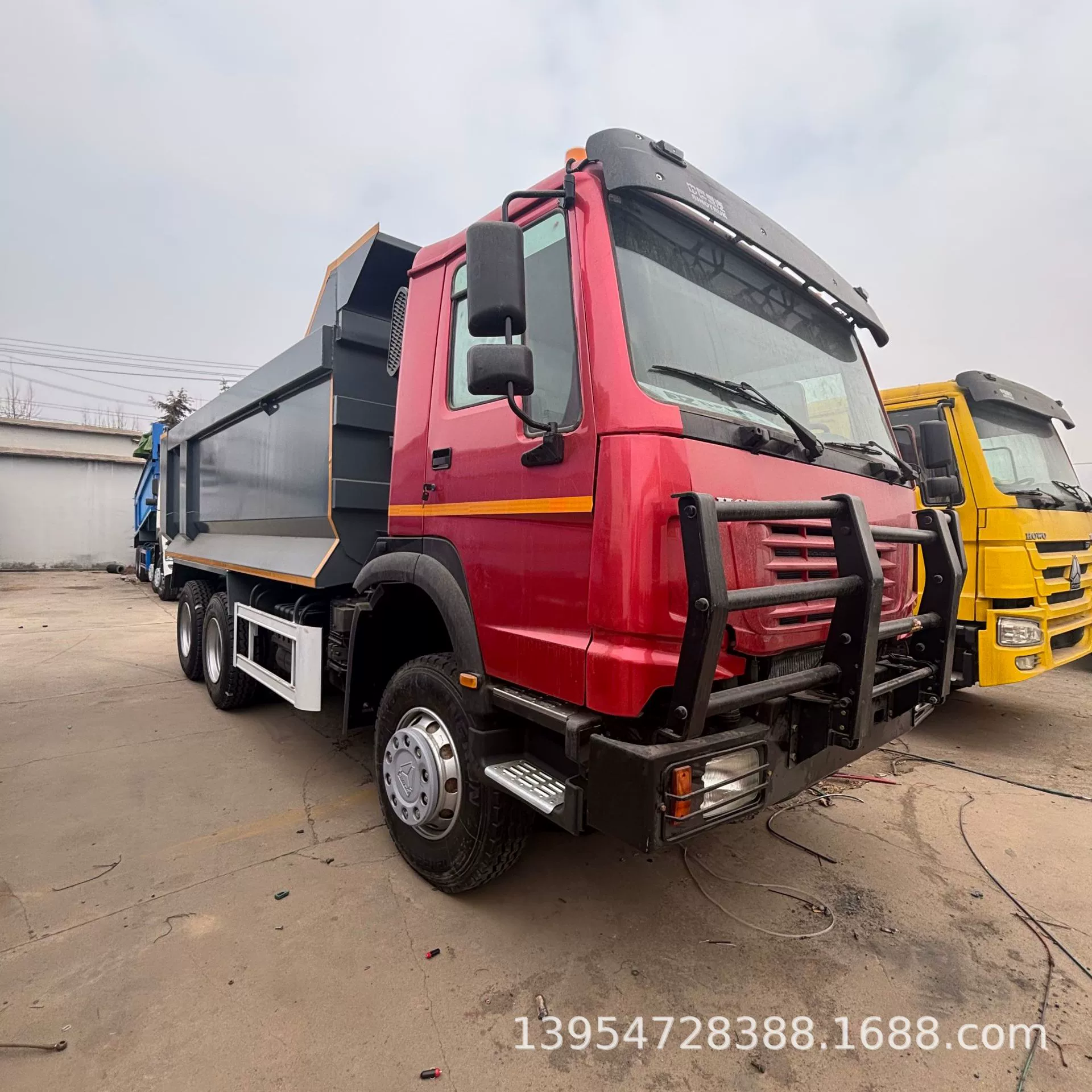 Профессиональный экспорт спот Haowo подержанный 10-колесный самосвал 371 л.с.