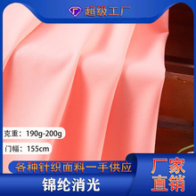 190g-200g锦纶消光 经编高牢度四面弹莱卡哑光冰丝泳衣运动瑜伽布