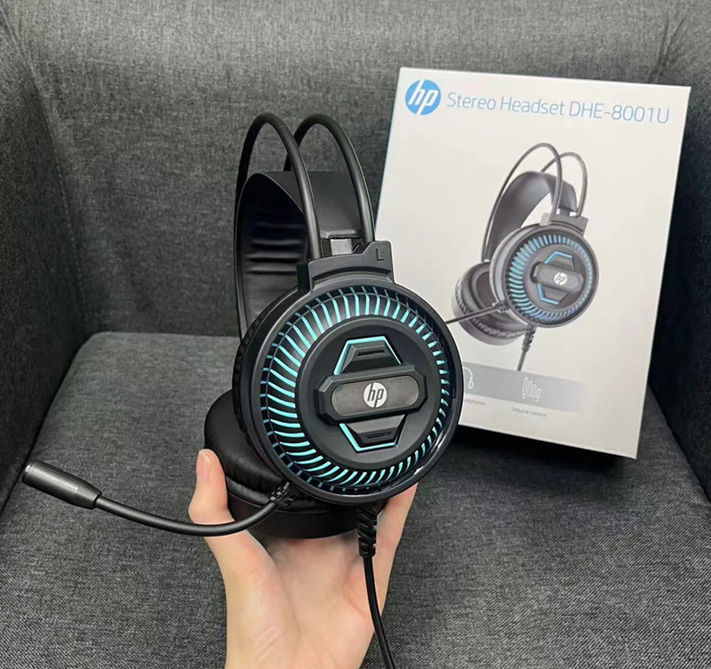 Hp H120Gコンピュータヘッドフォンコンピュータのデスクトップ低音7.1チャンネルusb競合ヘッドセットのビデオ|undefined