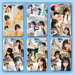 田曦薇卡套批發塑料滑蓋學生校牌飯卡胸牌小卡工作證卡套門禁公交