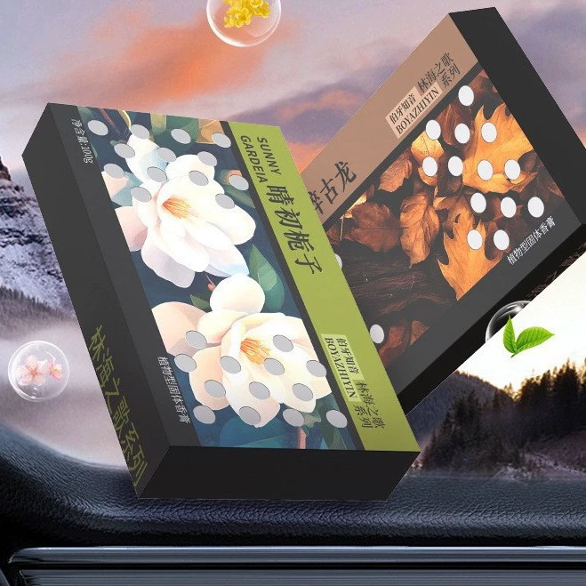 Aromatherapy for auto, high-end perfumed balm strongly flavoured, new collection, long-term effect