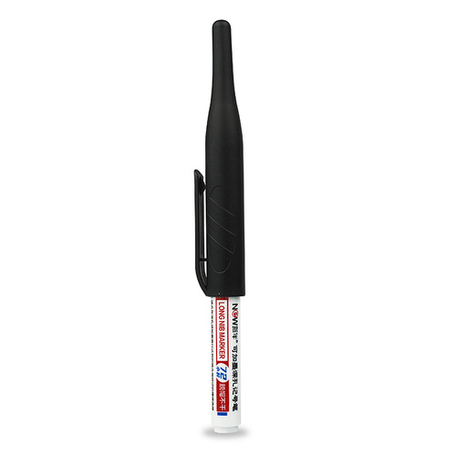 New Year Long Head Marker Bathroom Hardware Woodworking Marker Tile Deep Hole Multipurpose Black Oil Pen Wholesale