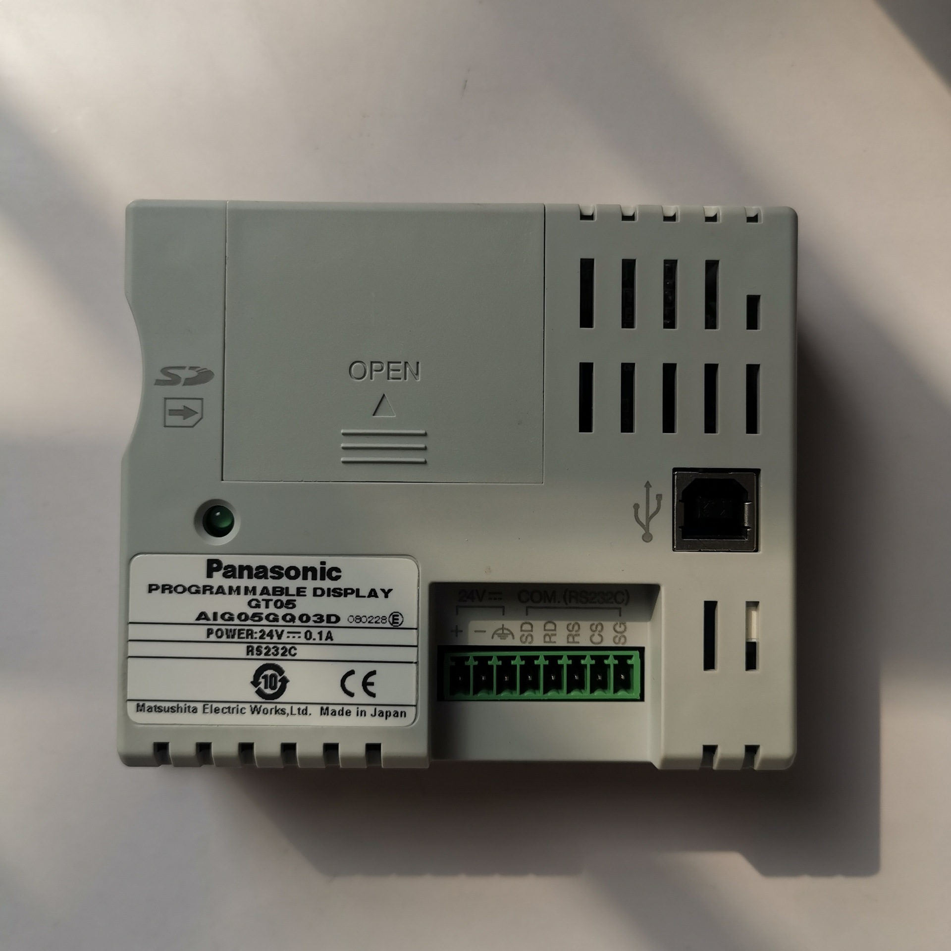 原装松下GT05 AIG05GQ03D液晶显示屏液晶屏实物拍摄，价格商谈