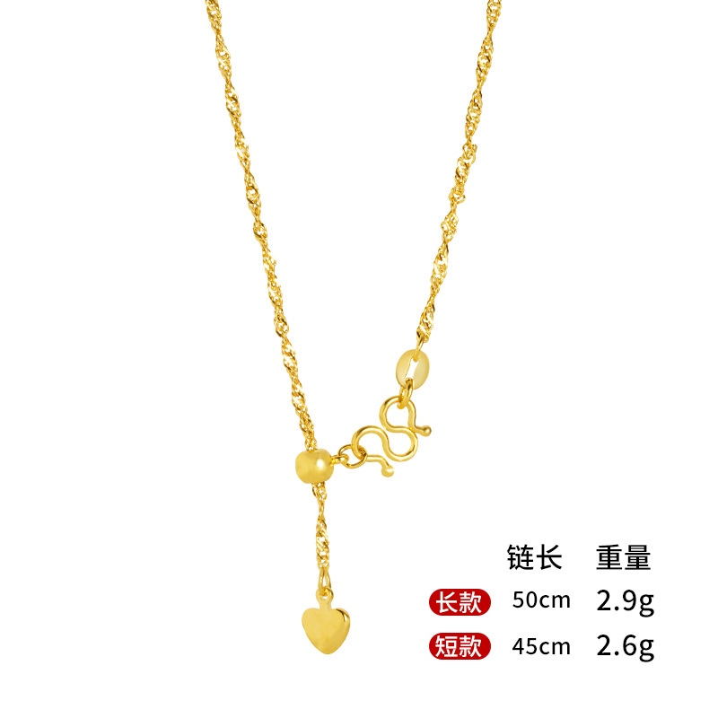 Vietnam oro collar cadena todo partido DIY accesorios de la joyería cadena simple estilo chino accesorios a juego al por mayor