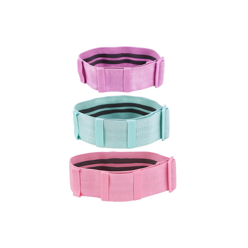 可调节圈弹力阻力带臀力带深蹲瑜伽弹力带女健身绑腿带运动练臀腿