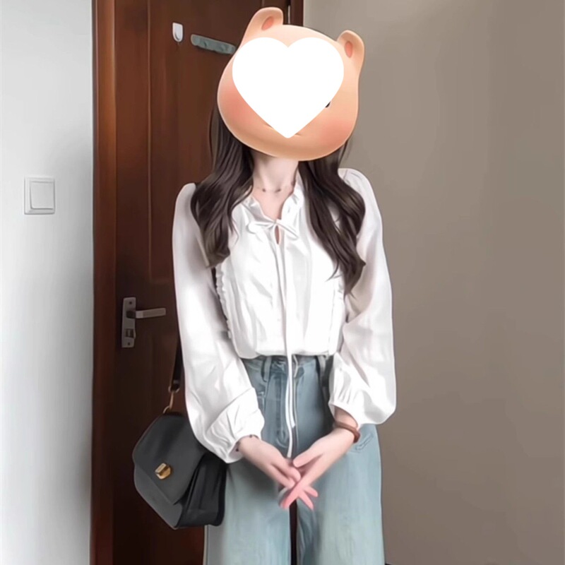 白色衬衫女开春新款法式蕾丝刺绣衬衣独特漂亮小个子设计感上衣夏|undefined