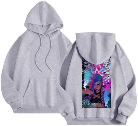 Hoodie for Men Women Arcane League of Legends Art Print Arca