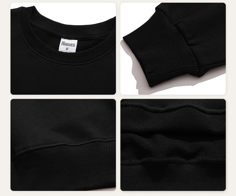 Comercio exterior transfronterizo marca de moda 350g algodón pesado suave suelta fuera del hombro superior americano tamaño europeo cuello redondo suéter personalización
