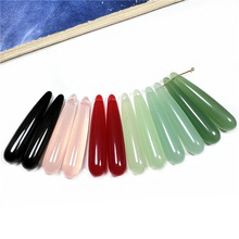 语恬abs亚克力33*7mm本色两款长水滴手工diy发财树发簪娘饰品配件