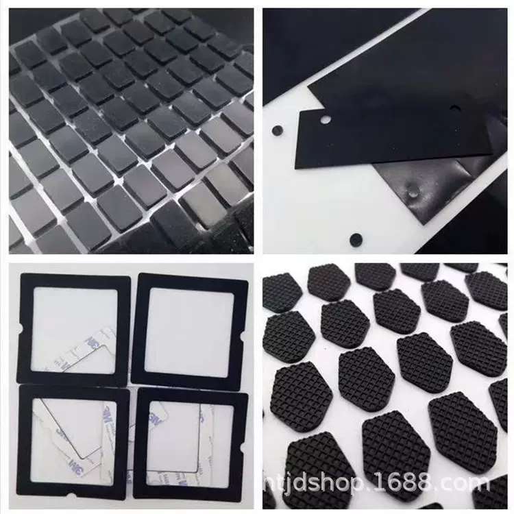 eva硅胶脚垫 加厚减震网格胶垫家具桌椅垫片 静音耐磨防滑垫定制