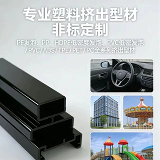 厂家直销 PVC发泡挤出型材 PE挤塑型材 来图来样 发泡塑料船舷