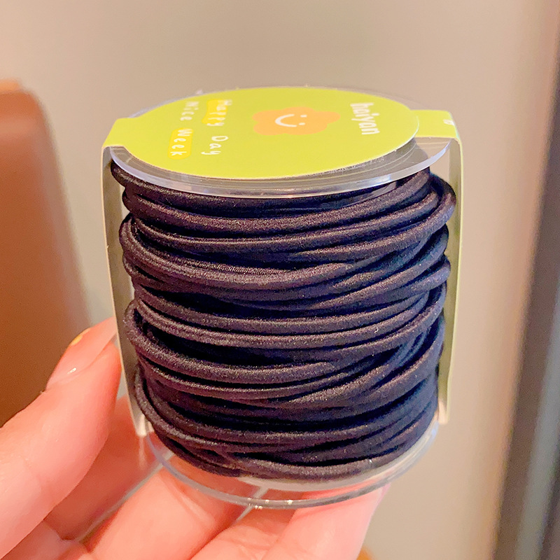 Las muchachas de la banda de goma del lazo del pelo de los niños no hacen daño a la cuerda del pelo banda elástica del pelo del bebé banda de goma colorida de la muchacha de la cuerda