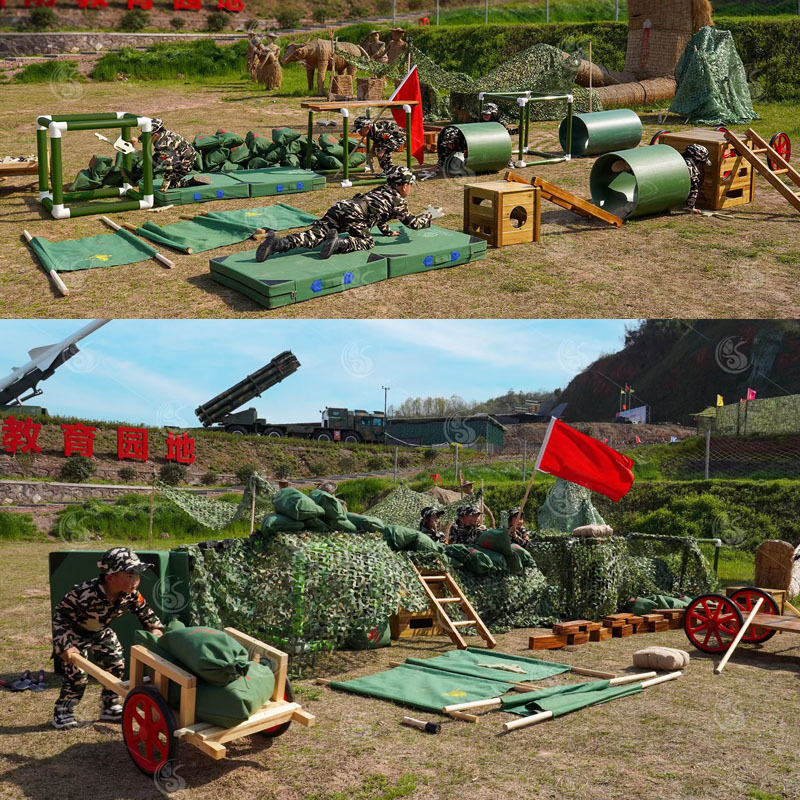 Kindergarten Children's Outdoor Field Combination Sports Game suit Feelings Balance Cube Climbing Box Toy