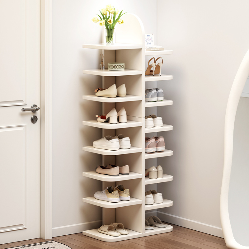 Nuevo 2023 artefacto de almacenamiento en caliente que ahorra espacio Zapatero hogar puerta dormitorio multi-capa pequeño estante de almacenamiento