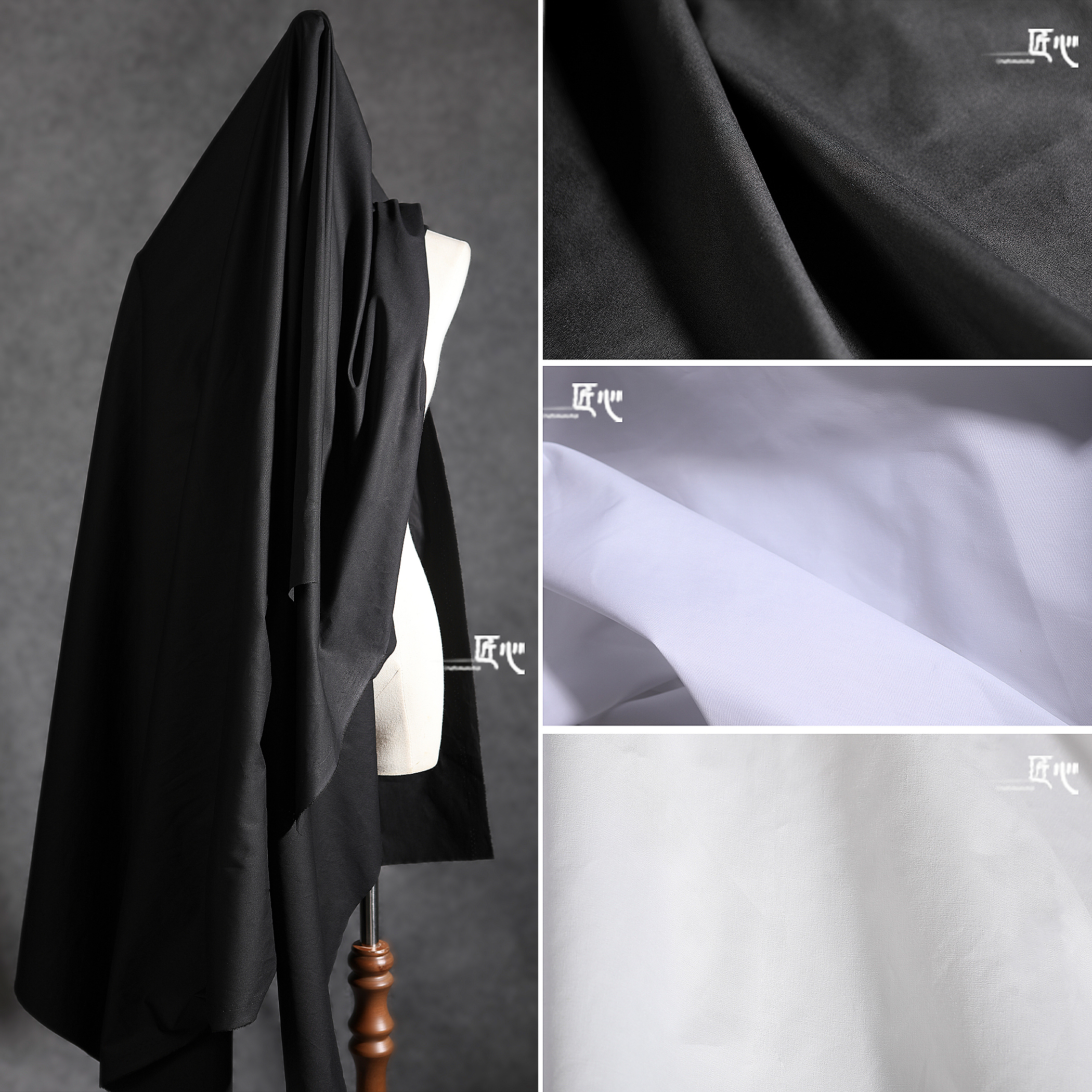 衬衣布府绸 40支立裁肌理日式衬衫连衣裙服装礼服设计师面料