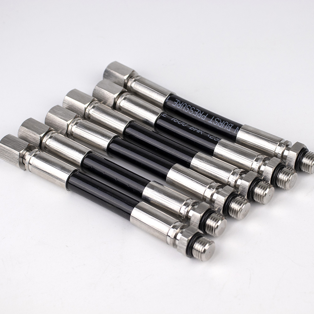 Tubo de alta presión de buceo HOTDIVE tubo de presión residual colgante lateral tubo de alta presión de longitud ajustable tubo corto de garganta corta