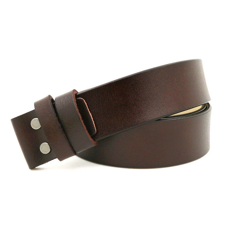 Antique leather belt, accessory, genuine leather, 3.8cm