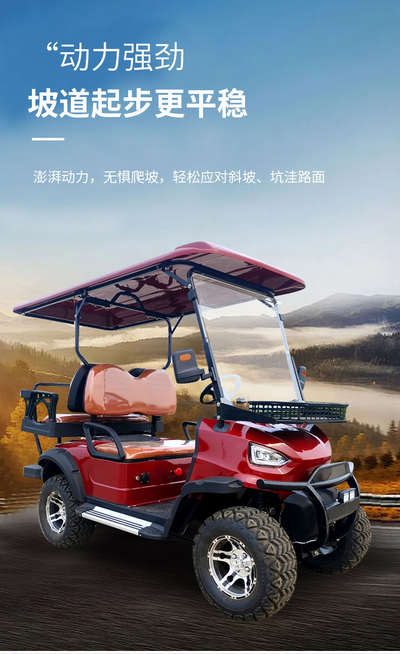 Dewujunheng Golf Cart Ambulance Park Scenic Area Property Patrol Ambulance Electric Golf Cart