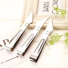 加厚不鏽鋼拔毛夾家用廚房多功能雞鴨鵝豬毛夾子斜口拔毛器魚刺夾